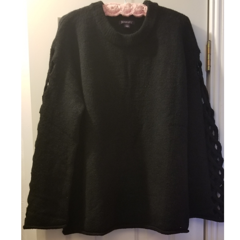Black sweater with arm detail